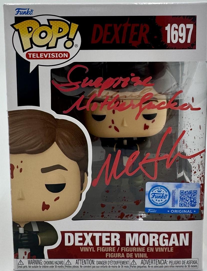 Michael C. Hall signed Funko #1697 w/quote - OC Celebrity Marketing